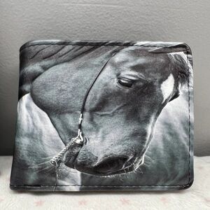 Mens Wallet  : Horse Portrait